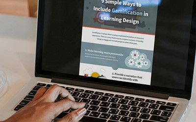 Library Infographic 9 Ways To Include Gamification In Learning Design