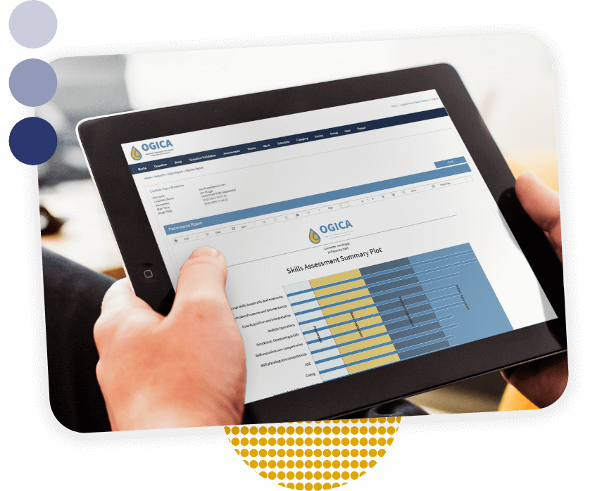 OGICA Competency Assessment on a Tablet