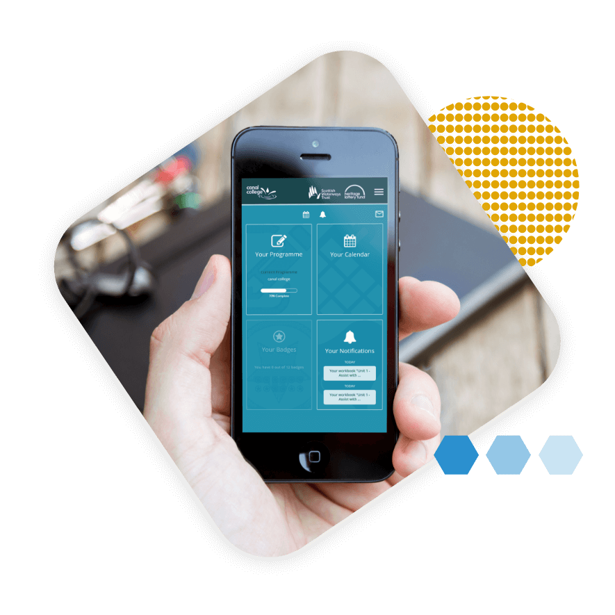 Scottish Waterways Trust (canal college®) Customised Learning Platform on a Mobile Device