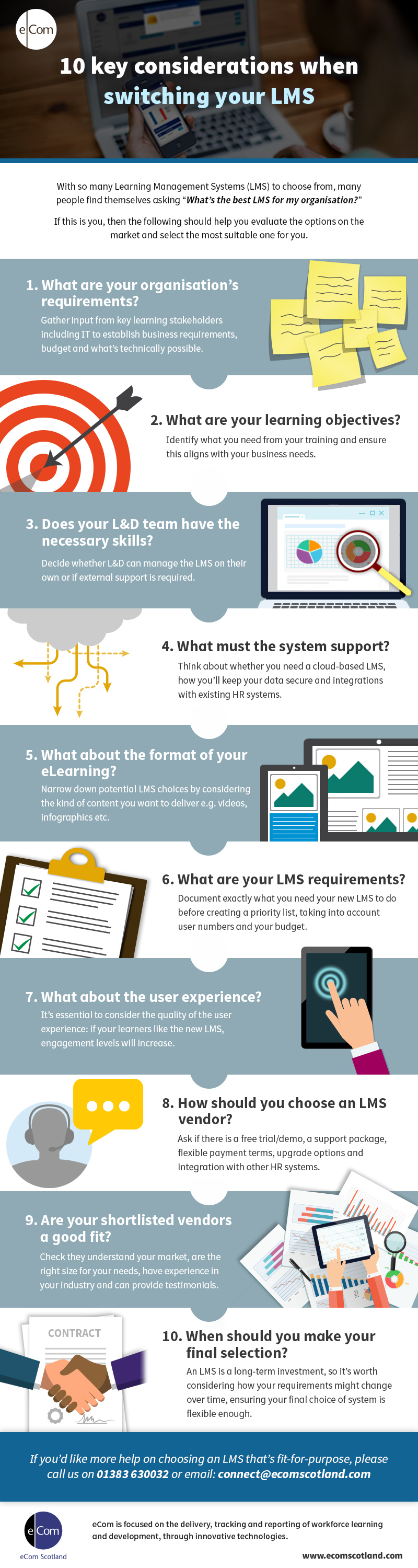 Infographic: 10 Key Considerations When Switching Your LMS